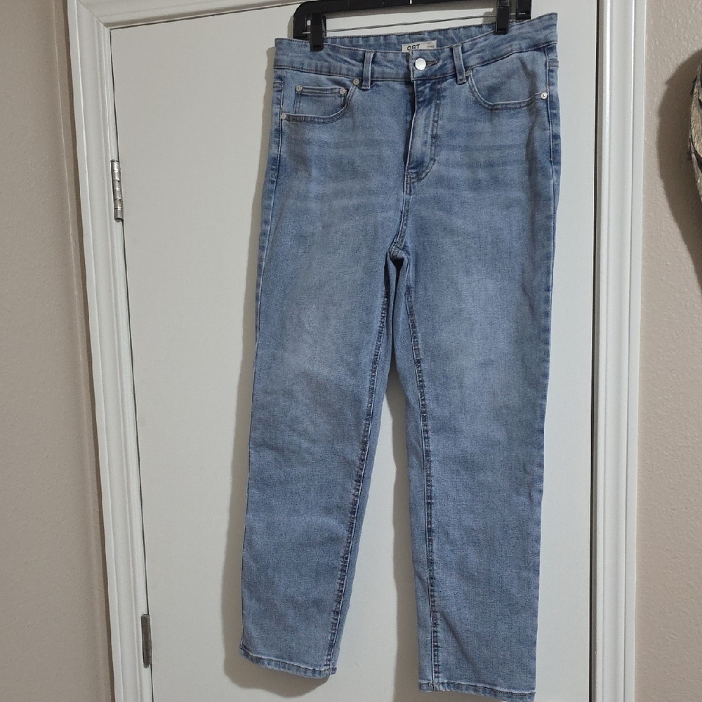 Oat New York Light Blue Straight Leg Jeans